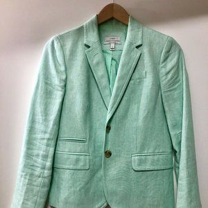 J. Crew Mint Green Schoolboy Blazer
